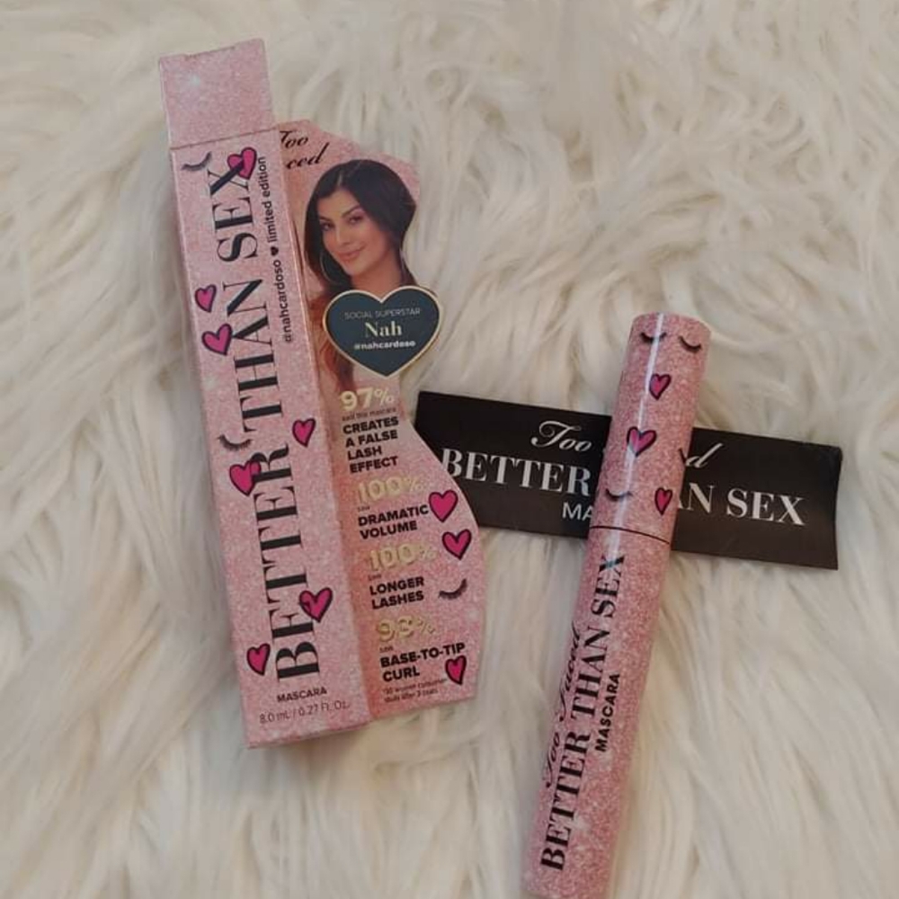 🎉H/P🎉 💝NWT TOO FACED BETTER THAN SEX MASCARA LIMITED EDITION PACKAGING